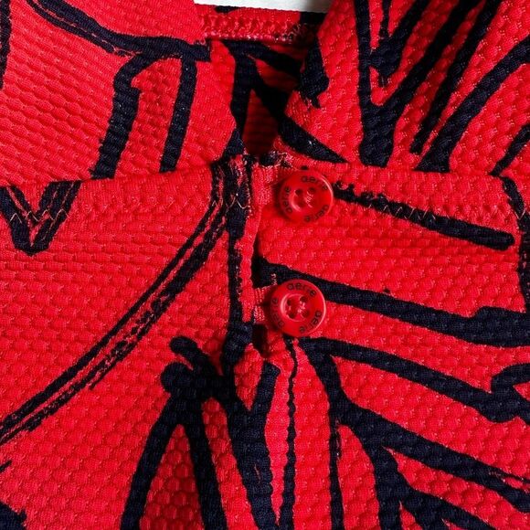 NWT Aerie Hot Pink/Coral Red Triangle bikini Top Medium w/ built in padding - Picture 6 of 10